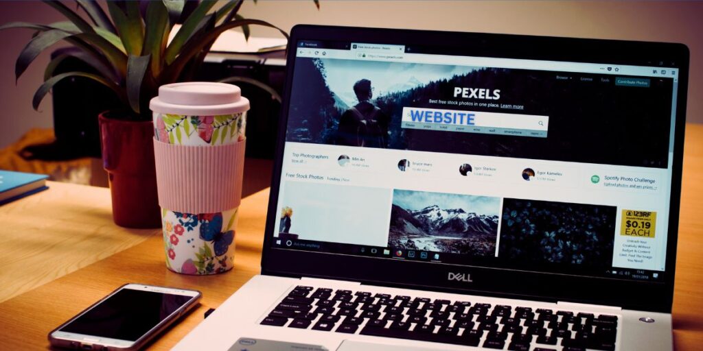 website making image